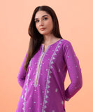 2 Piece - Embroidered Cambric Suit