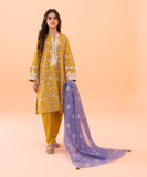 3 Piece - Embroidered Cambric Suit