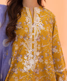 3 Piece - Embroidered Cambric Suit