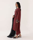 3 Piece - Embroidered Dobby Suit