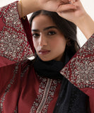 3 Piece - Embroidered Dobby Suit