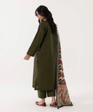 3 Piece - Embroidered Dobby Suit