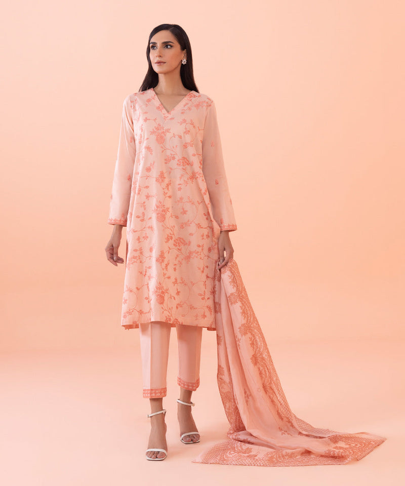 3 Piece - Embroidered Lawn Suit