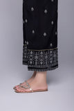 Embroidered Raw Silk Culottes