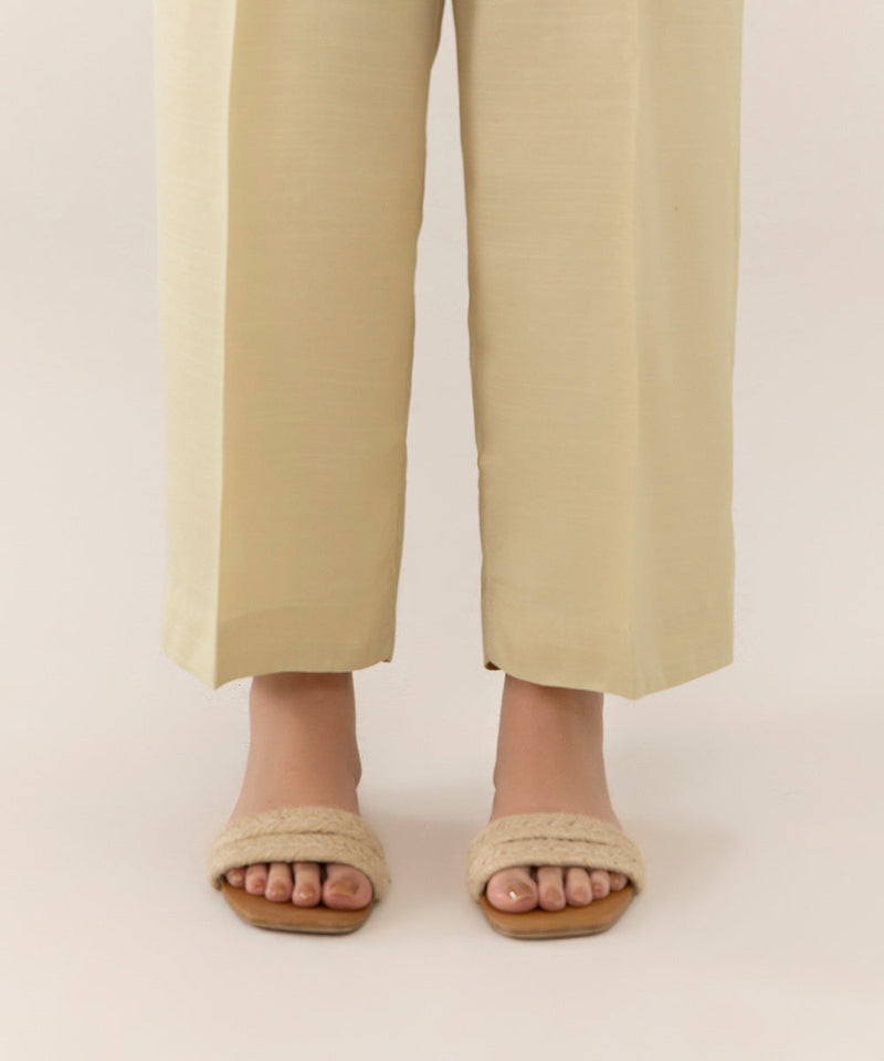 Raw Silk Pants