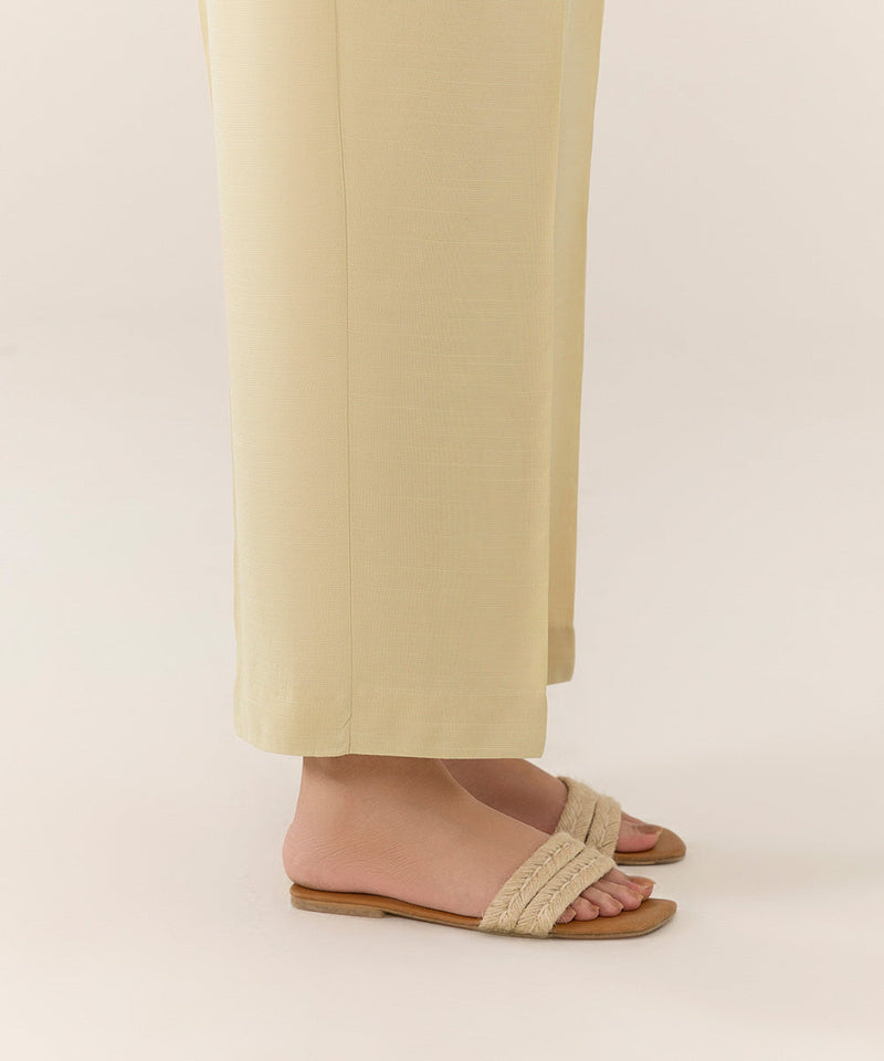 Raw Silk Pants