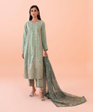 3 Piece - Embroidered Cambric Suit