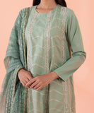 3 Piece - Embroidered Cambric Suit