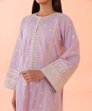 3 Piece - Embroidered Cambric Suit