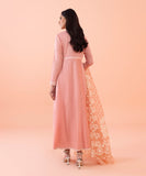 2 Piece - Embroidered Cotton Satin Suit