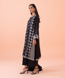 2 Piece - Embroidered Cotton Satin Suit