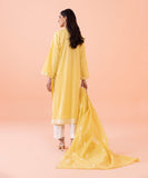 2 Piece - Embroidered Cotton Satin Suit