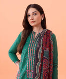 3 Piece - Embroidered Cotton Suit