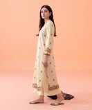 2 Piece - Embroidered Cotton Suit