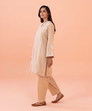 2 Piece - Embroidered Cotton Linen Suit