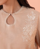 2 Piece - Embroidered Cotton Linen Suit