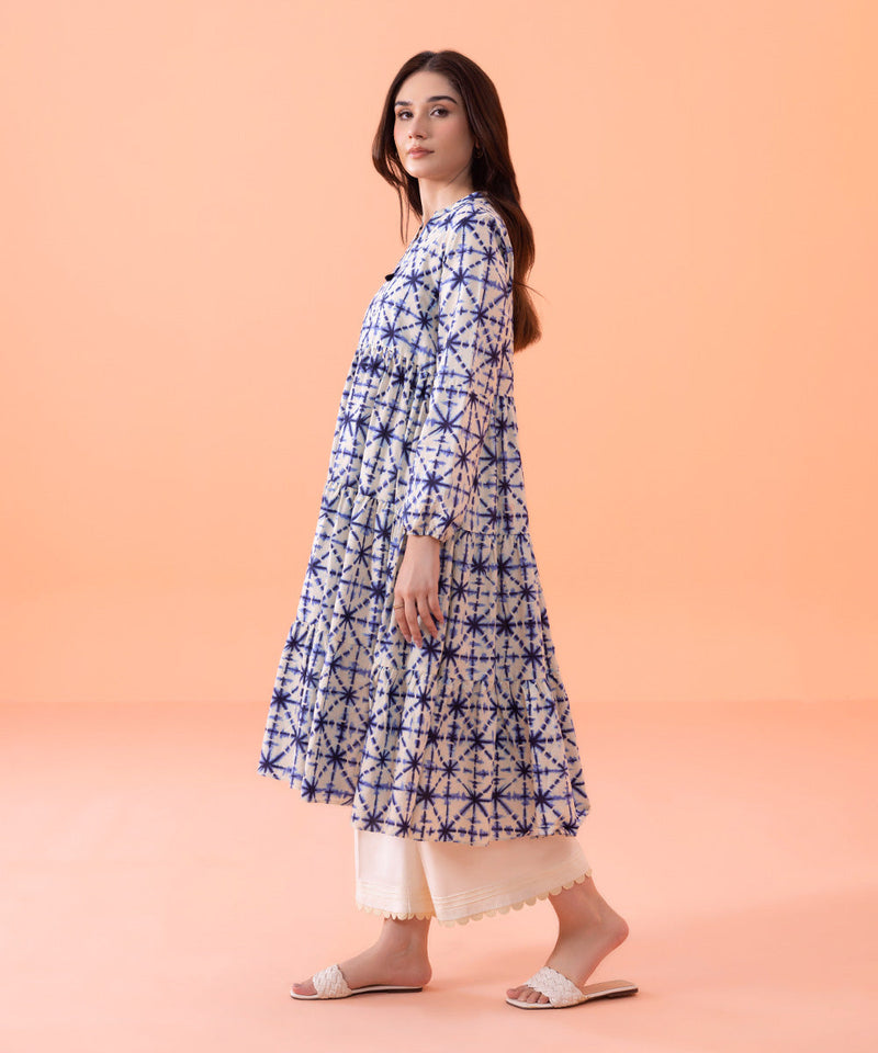Printed Cambric Tier Dress