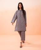 2 Piece - Printed Dobby Suit