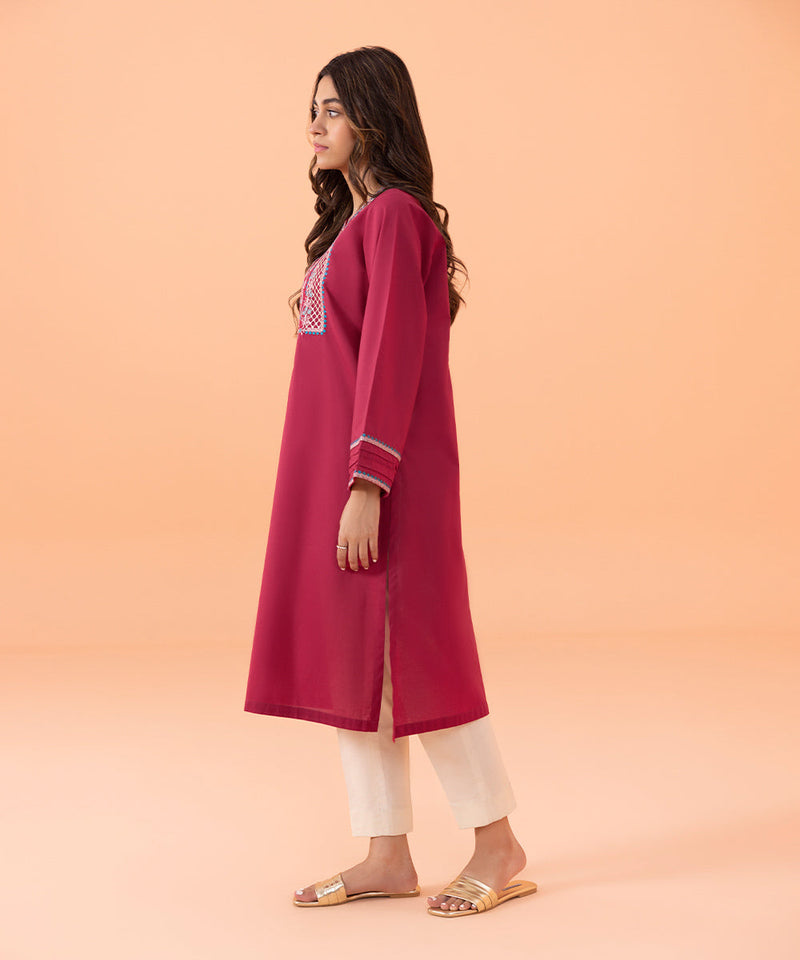 Embroidered Cambric Shirt