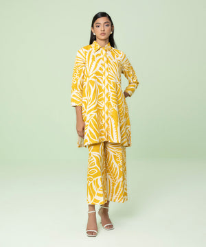 Printed Khaddar Shirt