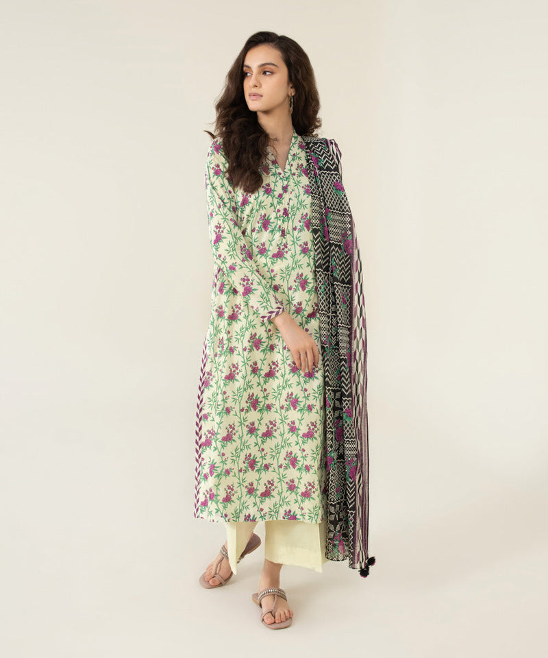 2 Piece - Printed Lawn Suit