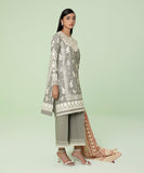 3 Piece - Embroidered Khaddar Suit