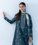 3 Piece - Embroidered Khaddar Suit