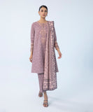 3 Piece - Embroidered Khaddar Suit