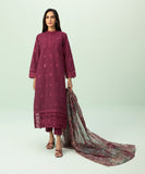 2 Piece - Embroidered Dobby Suit