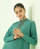 2 Piece - Embroidered Khaddar Suit