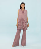 2 Piece - Embroidered Khaddar Suit