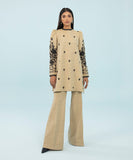 2 Piece - Embroidered Khaddar Suit