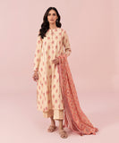 3 Piece - Printed Cambric Suit