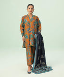 3 Piece - Printed Cambric Suit