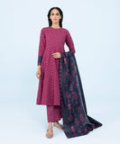 3 Piece - Printed Khaddar Suit