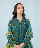 3 Piece - Printed Khaddar Suit