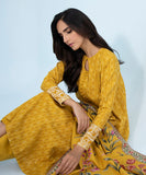 3 Piece - Printed Khaddar Suit