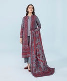 3 Piece - Printed Khaddar Suit