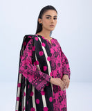 3 Piece - Printed Khaddar Suit