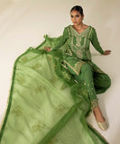 3 Piece - Embroidered Raw Silk Suit