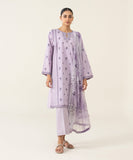 3 Piece - Dyed Embroidered Dobby Suit