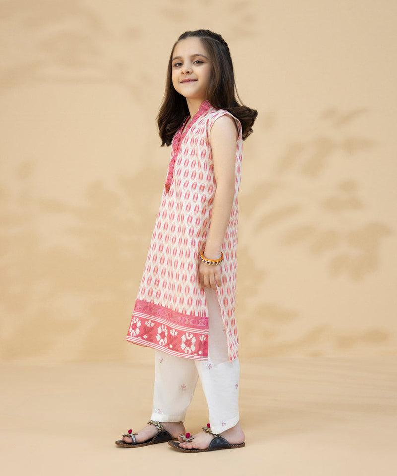 Embroidered Zari Lawn Shirt