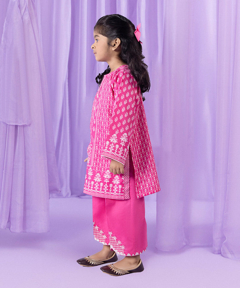 2 Piece - Embroidered Dobby Suit