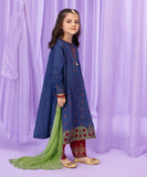 3 Piece - Embroidered Cambric Suit