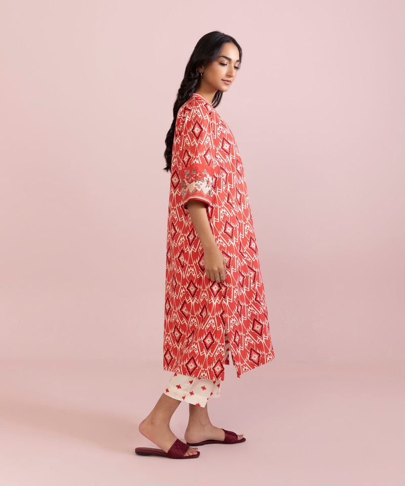 2 Piece - Printed Cambric Suit