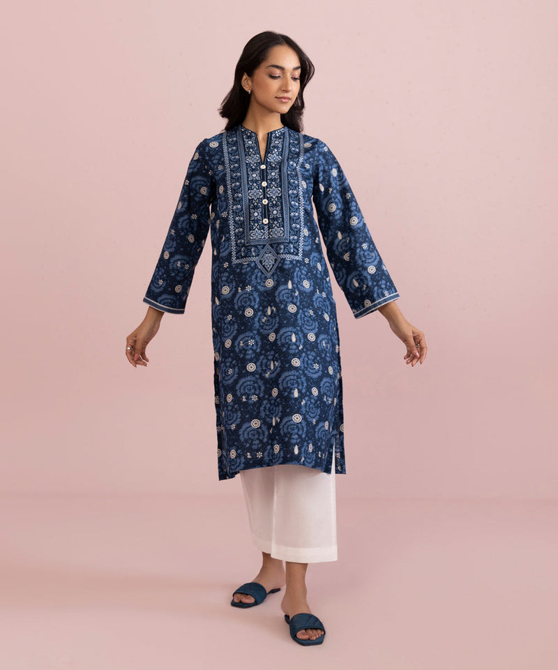 Embroidered Cambric Shirt