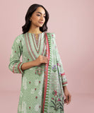 3 Piece - Embroidered Cambric Suit