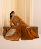 3 Piece - Embroidered Organza Suit