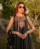 3 Piece - Embroidered Organza Suit