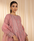 3 Piece - Embroidered Velvet Suit